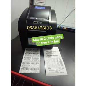 Máy in 2 chức năng: In tem mã vạch và In hóa đơn bán hàng