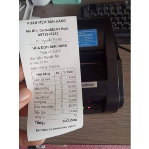 Máy in hóa đơn Xprinter Xp 58IIH