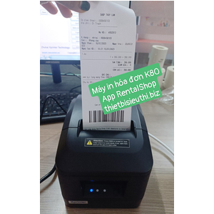 Máy in bill kết nối điện thoại App RentaShop  D200UL
