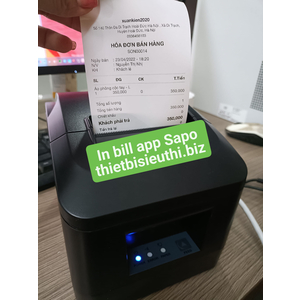 Máy in hóa đơn D200UL kết nối điện thoại cổng mạng LAN