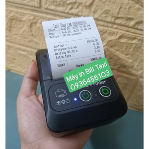Máy in bill App Taximet kết nối Bluetooth khổ K57mm
