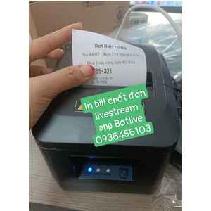 Máy in chốt đơn Livestream Facebook D200UL