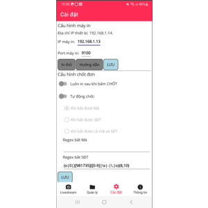 Máy in chốt đơn Livestream Tiktok Shop D200UL