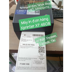 Máy in đơn hàng các sàn TMĐT và các bên giao hàng Xprinter XP 480B