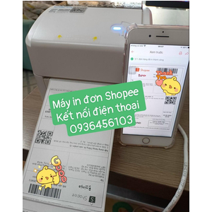 Máy in đơn hàng Shopee kết nối điện thoại Xprinter XP 420B cổng LAN