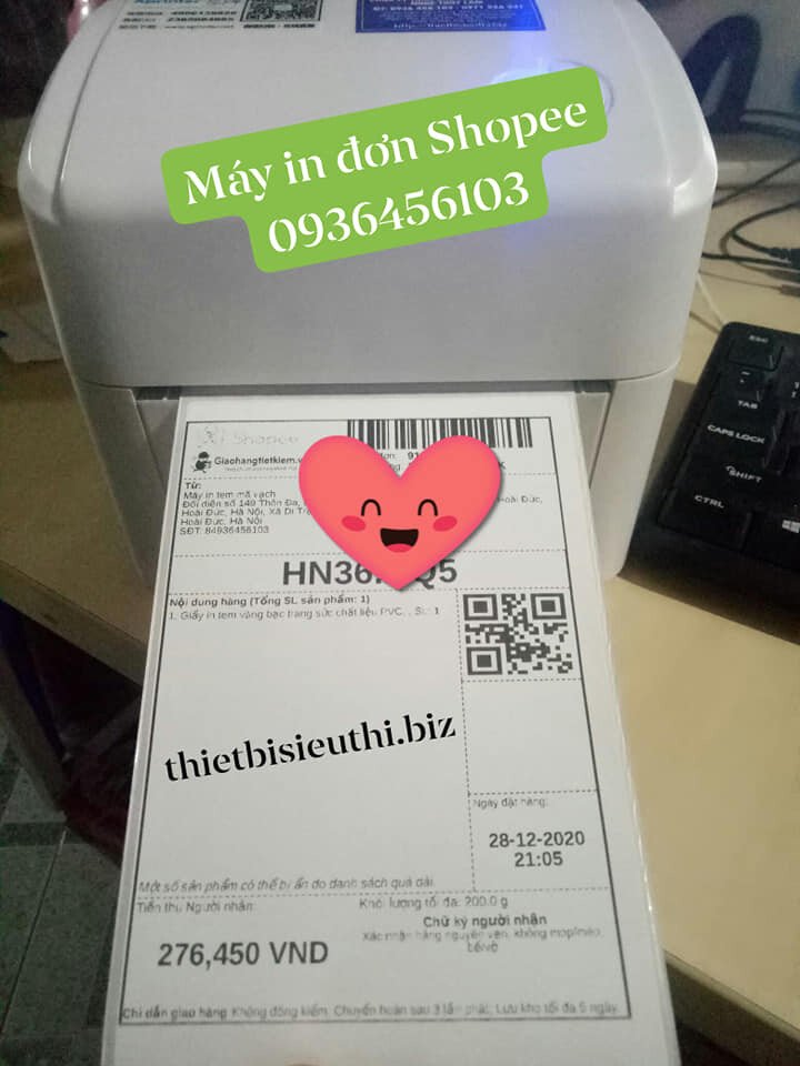 Máy in đơn hàng Shopee XP 420B