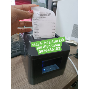 Máy in hóa đơn D200UL kết nối điện thoại cổng mạng LAN
