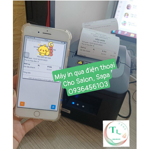 Máy in bill kết nối điện thoại cho các Salon, Spa với App EasySalon - D200UL