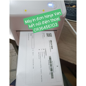 Máy in mã vận đơn Ninja Van kết nối điện thoại Android - Xprinter XP 420B cổng Lan