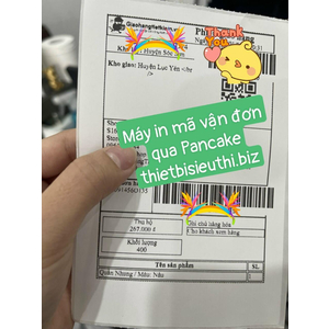 Máy in mã vận đơn từ phần mềm Pancake XP 420B