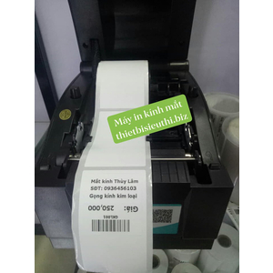 Giấy in tem kính mắt (Giấy in tem gọng kính mắt) khổ 40*21mm