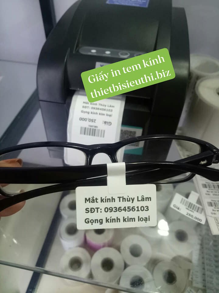 Máy in tem kính mắt Xprinter XP 350B