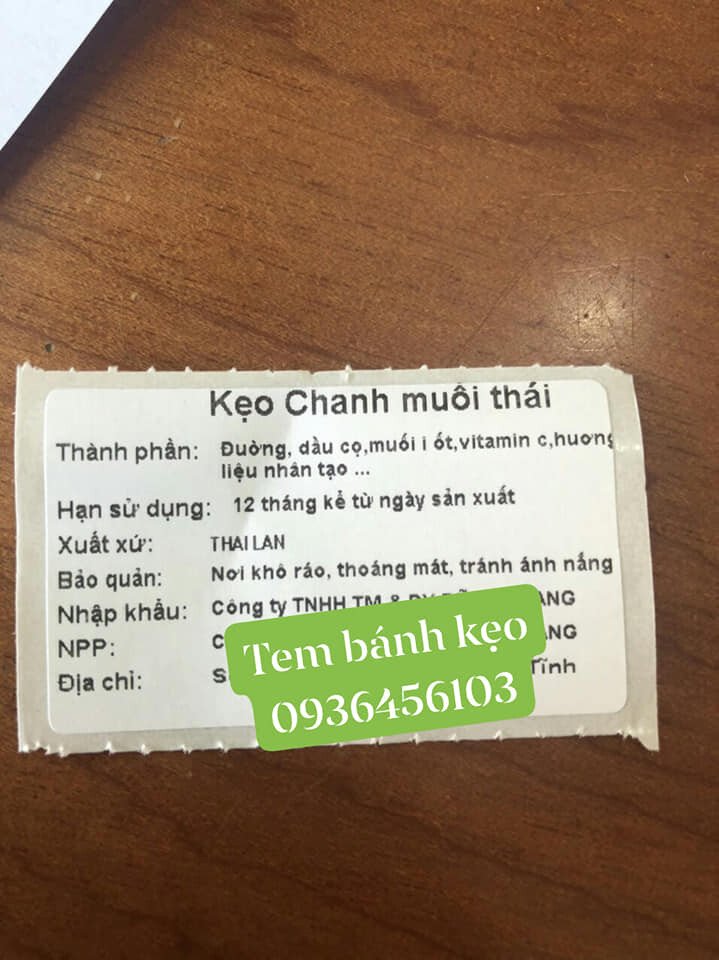 Máy in tem mã vạch cho Tiệm bánh ngọt
