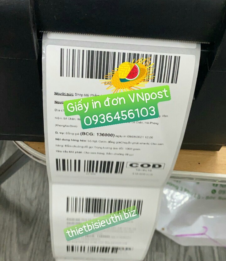 Máy in tem mã vận đơn Vietnam Post - VNPost XP 350B