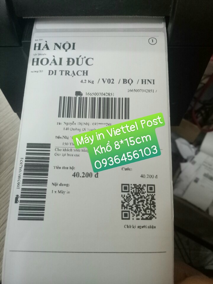 Máy in tem mã vận đơn Viettel Post XP 350B