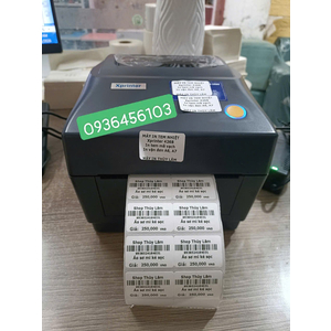 Máy in tem nhãn phụ kết nối điện thoại. Máy in tem mã vạch Xprinter 426B USB LAN