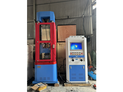 Máy kéo thép cáp 1000KN kết nối máy tính