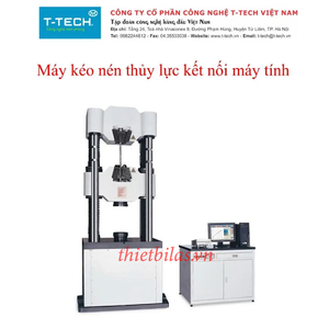 Máy kéo thép, Máy kéo nén thủy lực vạn năng kết nối máy tính