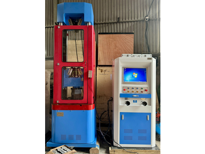 Máy kéo thép cáp 1000KN kết nối máy tính