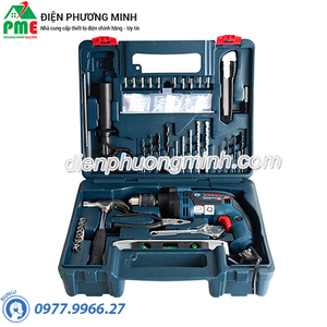 Máy khoan động lực Bosch GSB 13 RE (Set Vali 100 Phụ kiện)