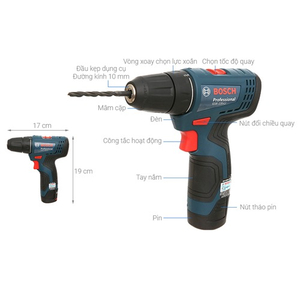 Máy khoan pin vặn vít Bosch GSR 120-LI GEN II