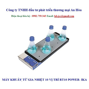 Máy khuấy từ gia nhiệt 10 vị trí RT10 Power IKA