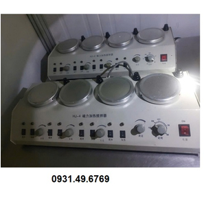 MÁY KHUẤY TỪ GIA NHIỆT 4 VỊ TRÍ HJ-4