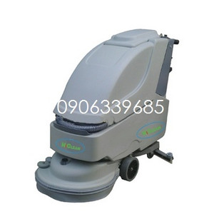 Máy lau sàn HC 550BT sử dụng Acquy