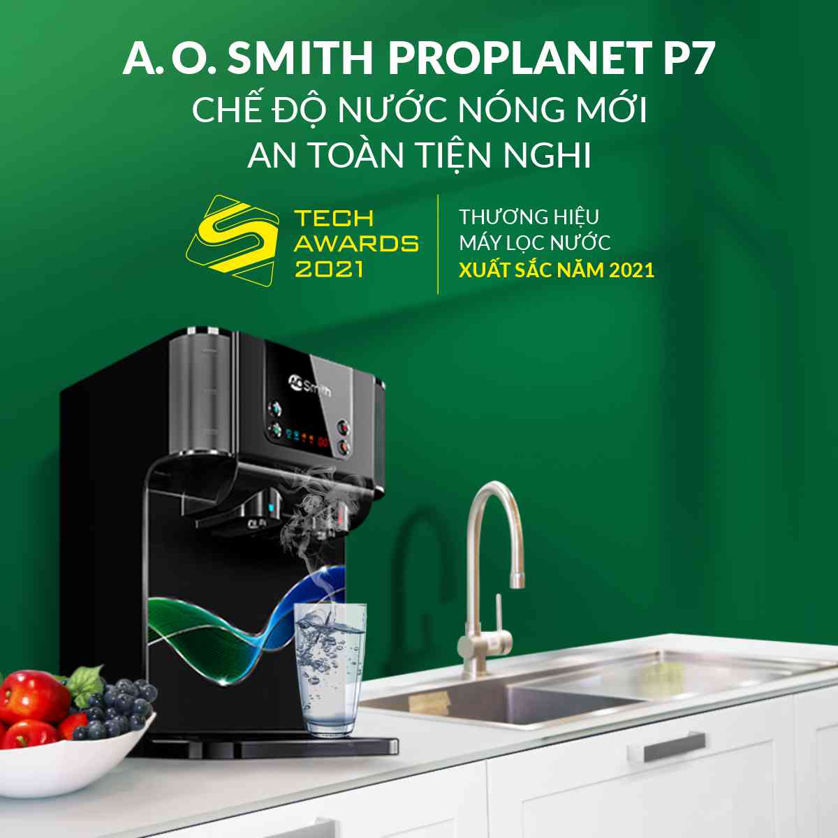Máy Lọc Nước A. O. Smith ProPlanet P7 (New)