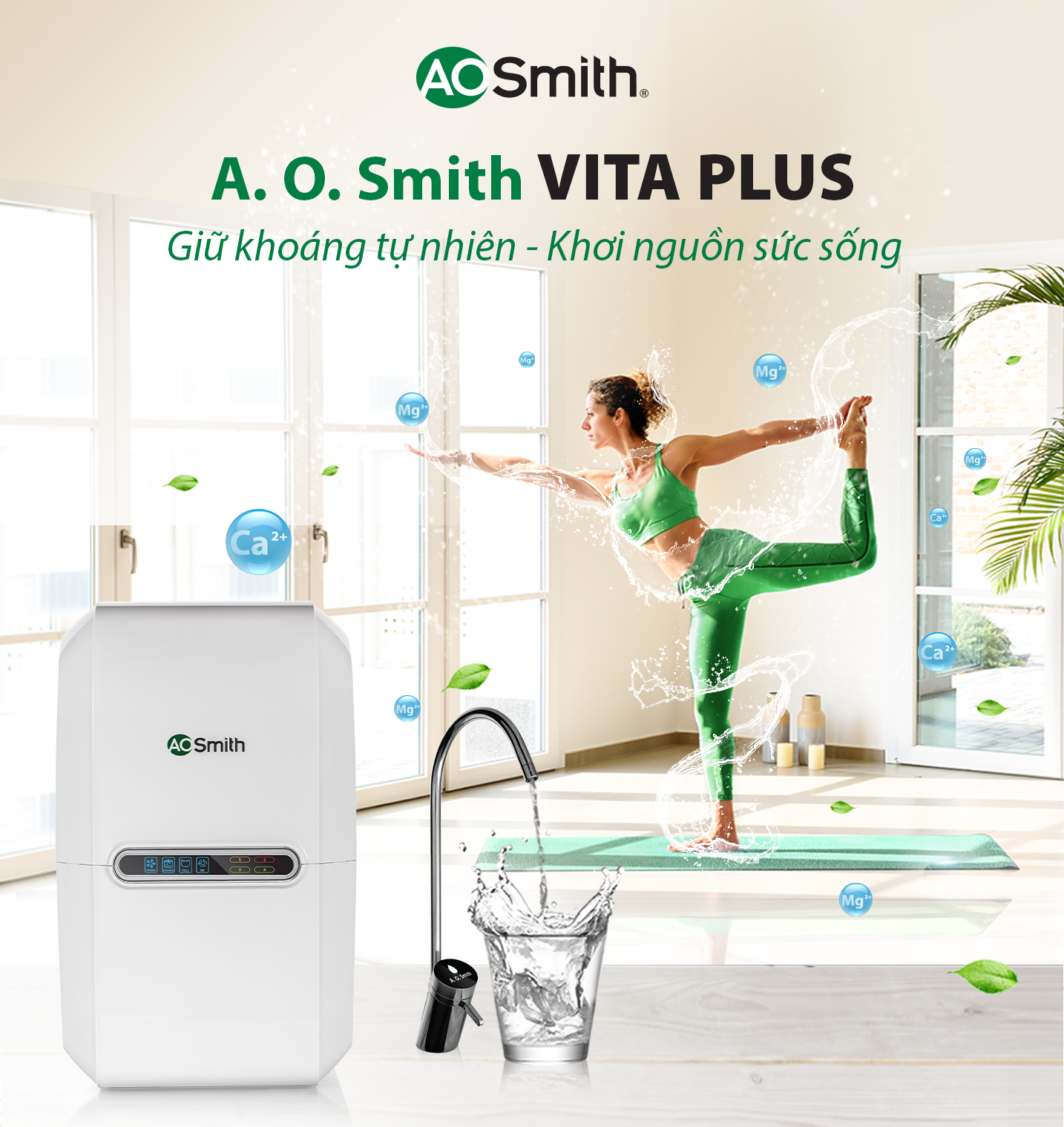 Máy Lọc Nước A. O. Smith VITA Plus