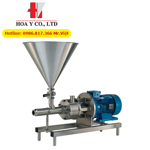 Máy máy trộn hòa tan bột đạm thực phẩm qui mô sản xuất, 11kW, 15Hp, Silverson FMX50