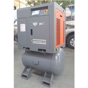 MÁY NÉN KHÍ BUMA 7.5HP, TÍCH HỢP BÌNH CHỨA KHÍ