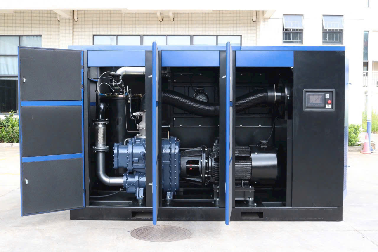 Máy nén khí trục vít 2 cấp (Two-stage Screw Air Compressor)