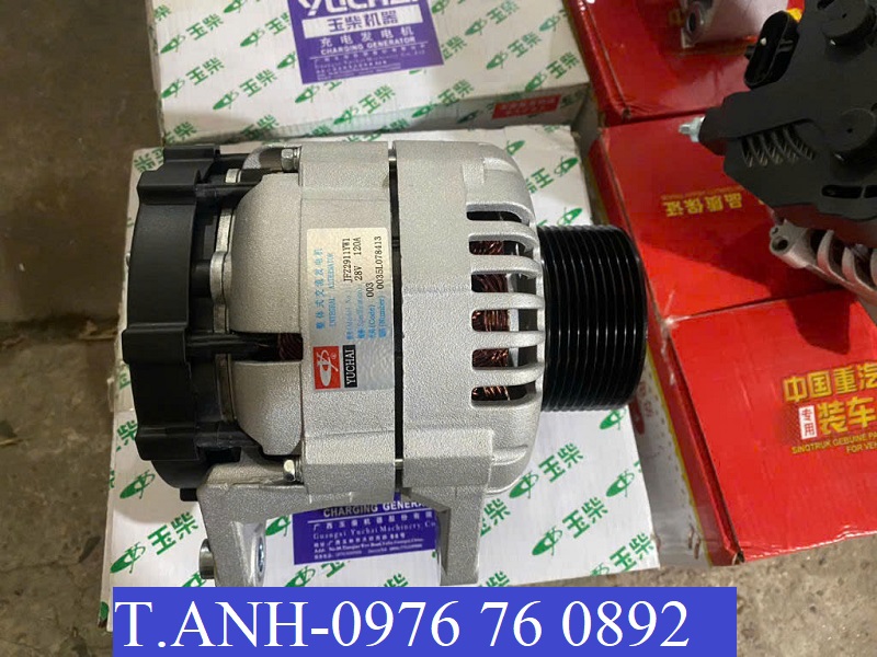 Máy phát chenglong H7 đầu kéo công suất 120A chính hãng