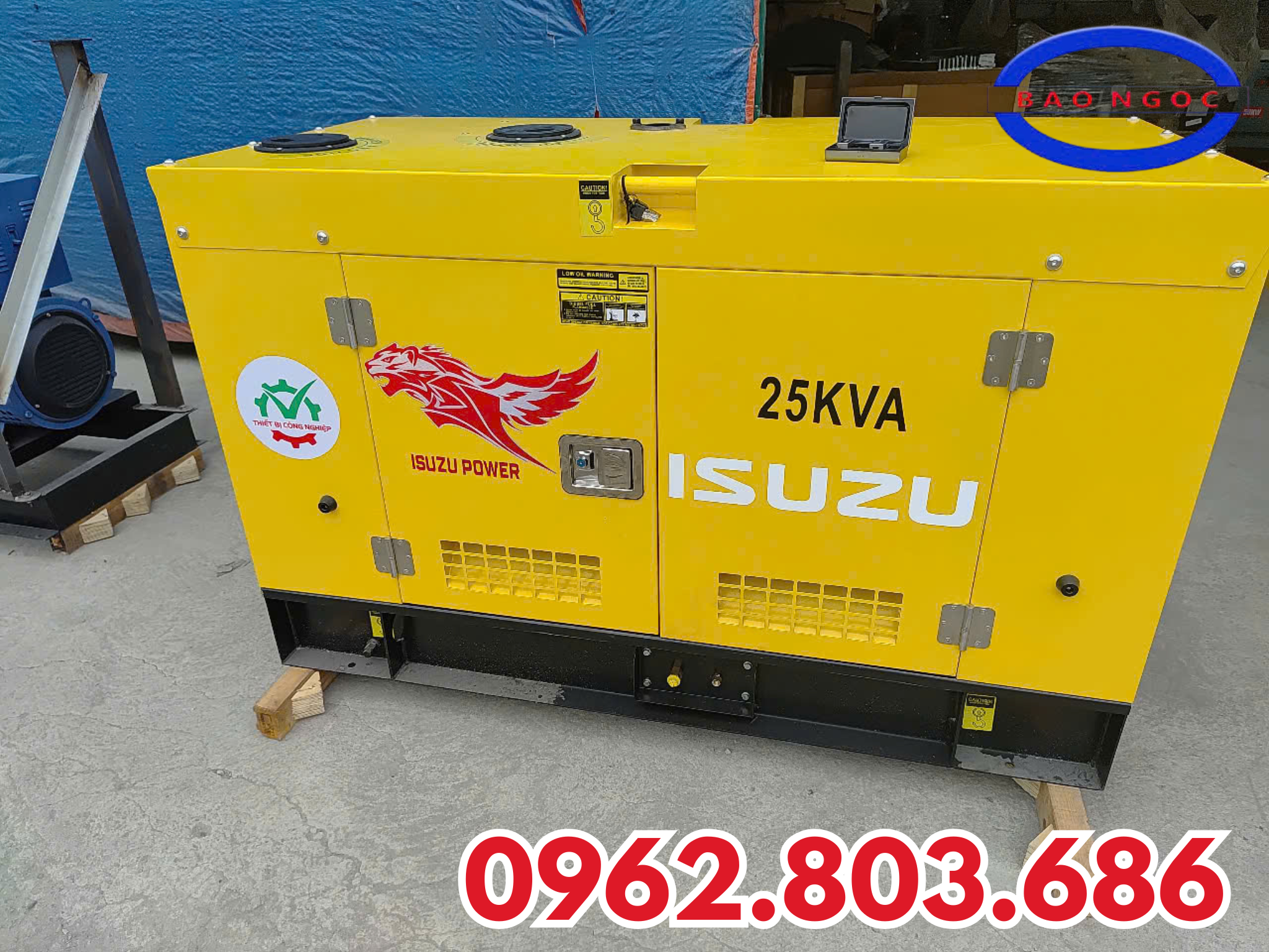 MÁY PHÁT ĐIỆN 25KVA ISUZU