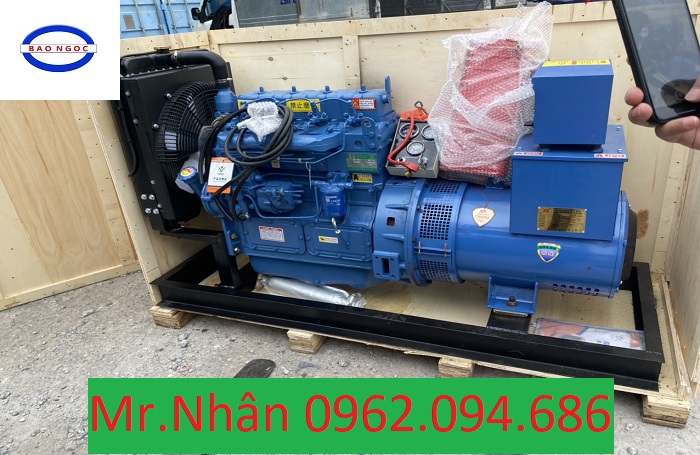 MÁY PHÁT ĐIỆN 3 PHA CÔNG SUẤT 30 KW. HÀNG NHẬP KHẨU. NHÃN HIỆU KASUMI.