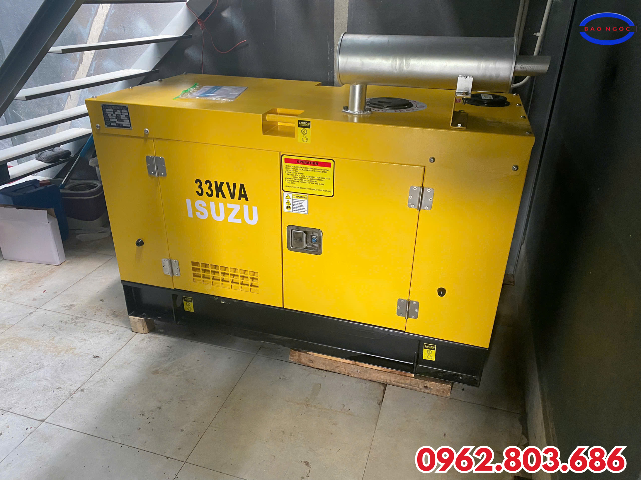 MÁY PHÁT ĐIỆN 33KVA ISUZU