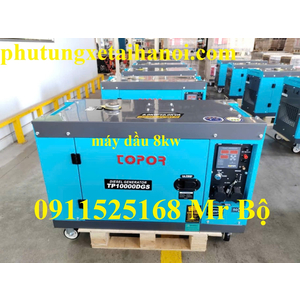 MÁY PHÁT ĐIỆN CHẠY DẦU 8KW DÙNG CHO GIA ĐÌNH TOPOR 10000 DSG