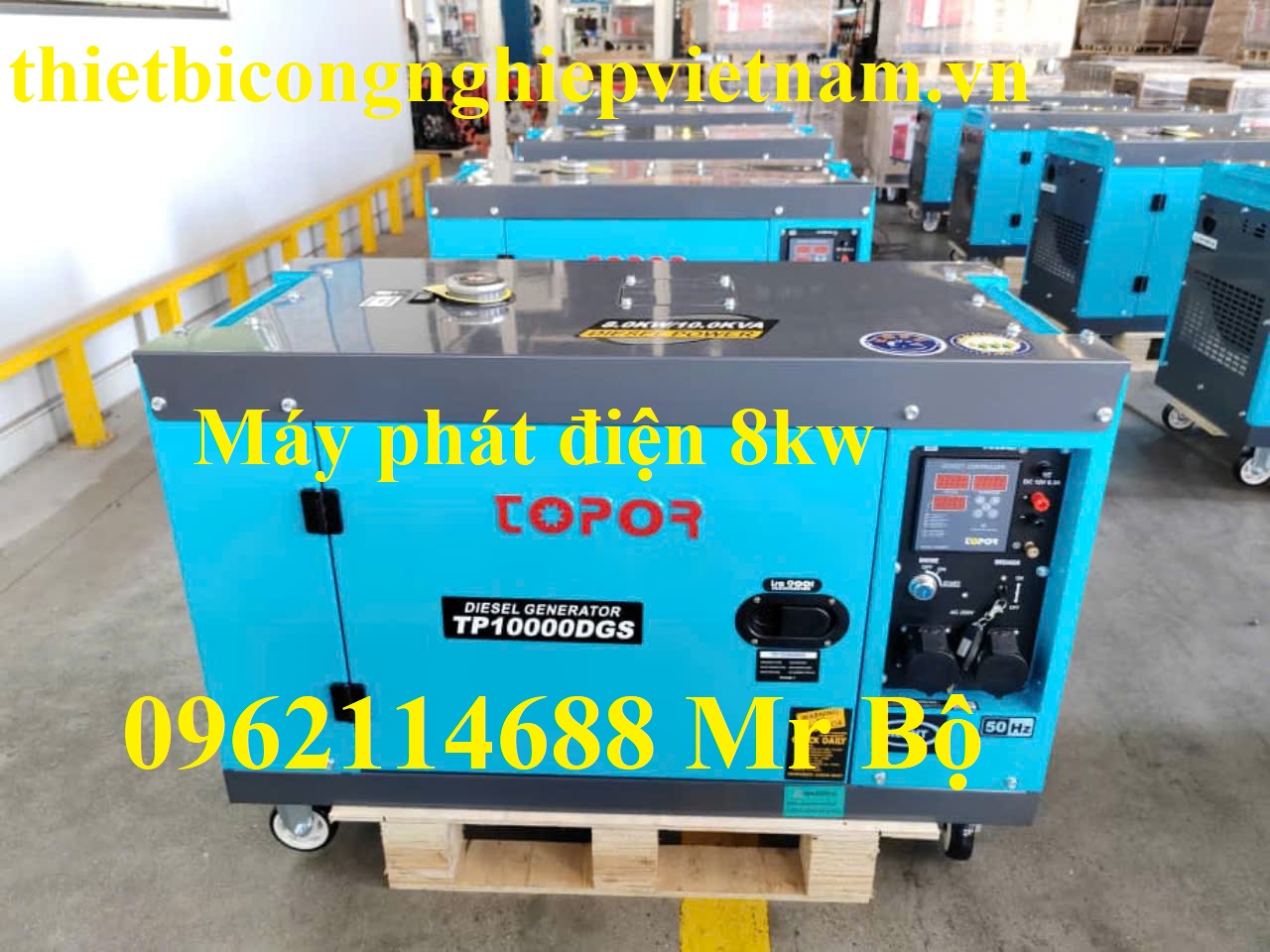 MÁY PHÁT ĐIỆN CHẠY DẦU 8KW TOPOR 10000 DSG