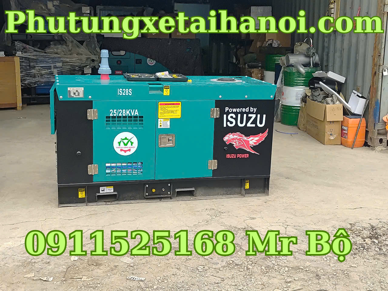 Máy phát điện Isuzu 25kva