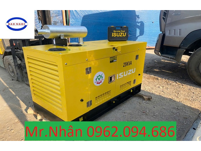 MÁY PHÁT ĐIỆN ISUZU 25KVA. HÀNG NHẬP KHẨU