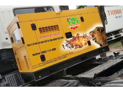 MÁY PHÁT ĐIỆN ISUZU 25KVA GÁC CÔNG LẠNH