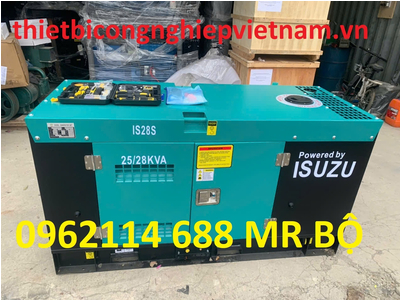 MÁY PHÁT ĐIỆN ISUZU 28KVA CHẠY CÔNG LẠNH
