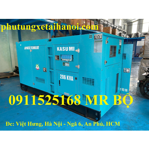 MÁY PHÁT ĐIỆN KASUMI 206KVA CÓ VỎ TIÊU ÂM CÓ ATS