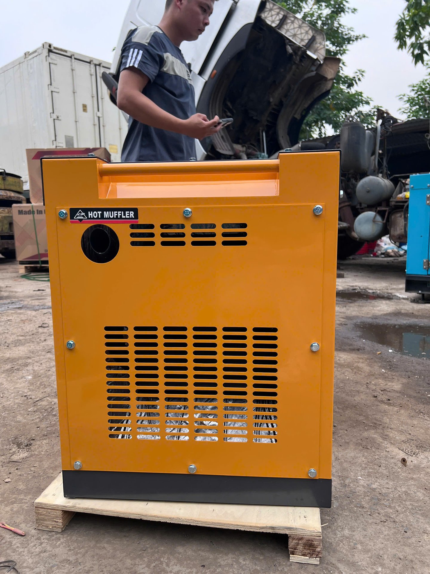 MÁY PHÁT ĐIỆN KASUMI 8KW 1 PHA CÓ VỎ TIÊU ÂM