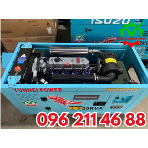 Máy phát điện Yunnei 25kVA (Diesel) – Công nghệ FEV (Đức) – Hàng mới 100%