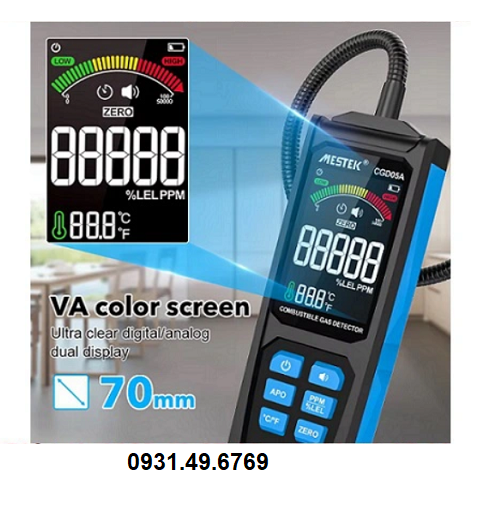 MÁY PHÁT HIỆN RÒ RỈ KHÍ CHÁY CGD-05A