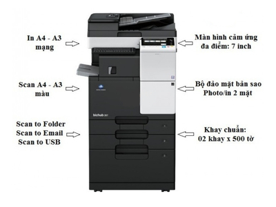 Máy photocopy đa năng Bizhub 367