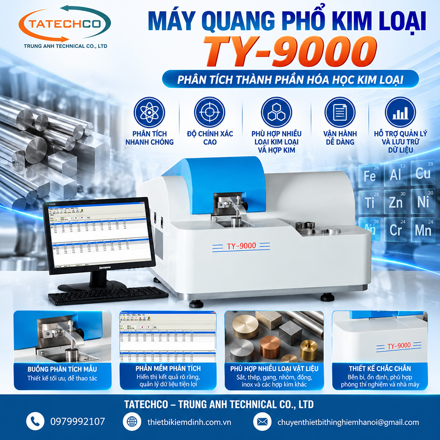 Máy quang phổ kim loại| Máy phân tích thành phần hóa học kim loại