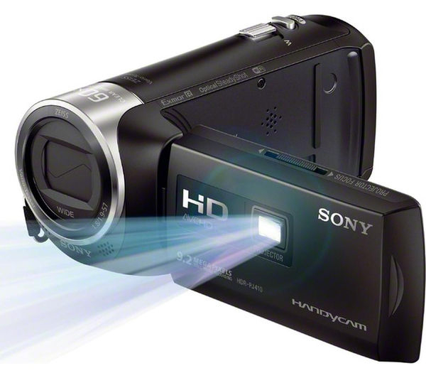 Máy quay Sony HDR-PJ410/BE HD Handycam with Built-In Projector, bộ nhớ trong 8GB